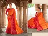 Ramrasiya Mor Chhadi Weaving Printed Chiffon Silk Saree Catalog
